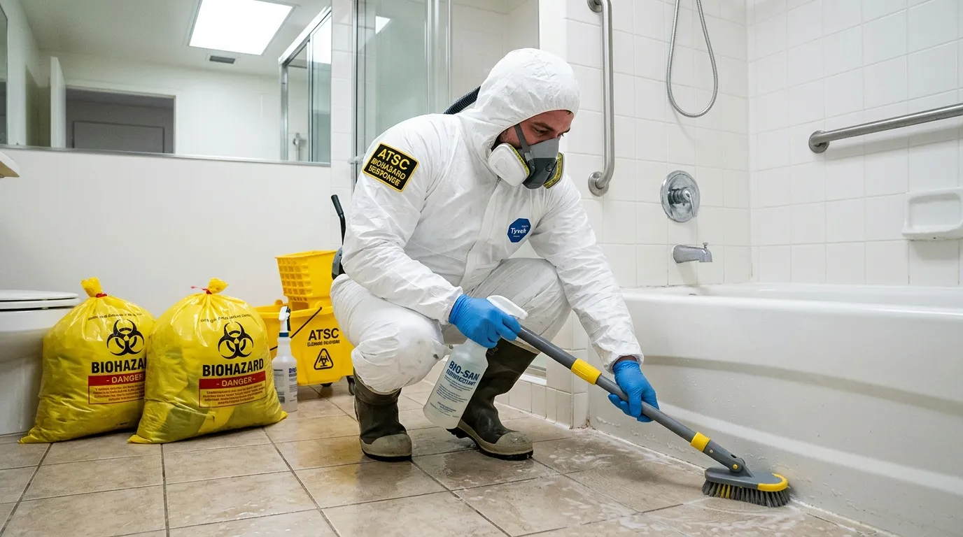 Decontamination equipment deployed for Blood Cleanup in Lake Fenton